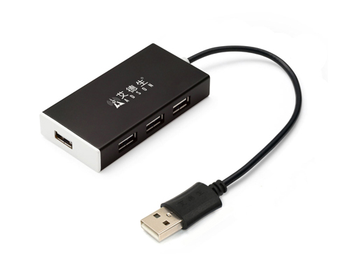 USB2.0四口集线器-铝合金-14626